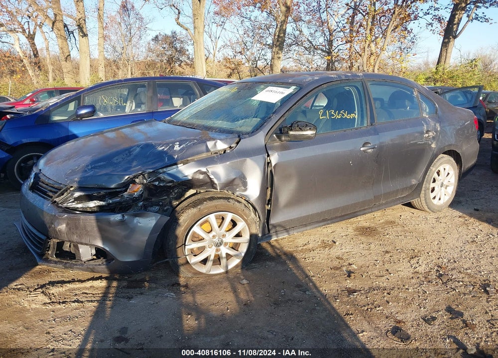 2012 VOLKSWAGEN JETTA 2.5L SE VIN: 3VWBP7AJXCM078059