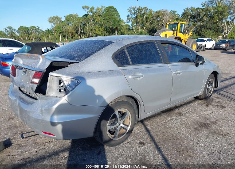 2015 HONDA CIVIC SE VIN: 19XFB2F74FE057077
