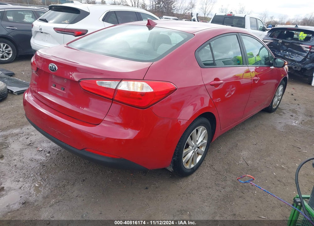 2014 KIA FORTE LX VIN: KNAFX4A61E5163988