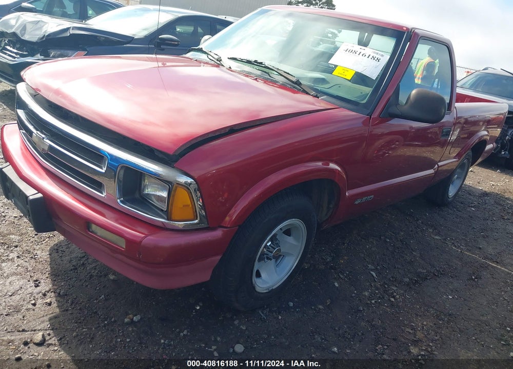 1997 CHEVROLET S-10 LS FLEETSIDE VIN: 1GCCS1446VK236996