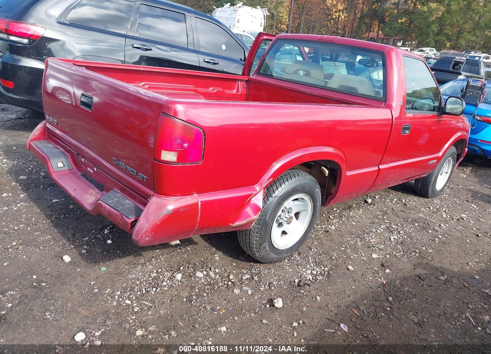 1997 CHEVROLET S-10 LS FLEETSIDE VIN: 1GCCS1446VK236996
