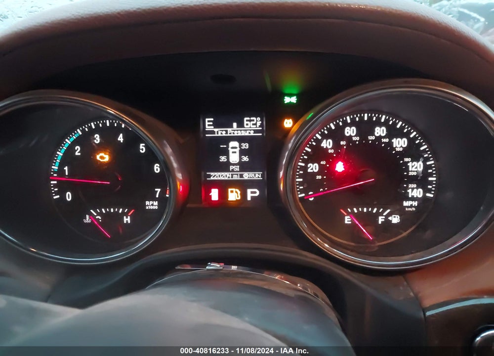2013 JEEP GRAND CHEROKEE OVERLAND SUMMIT VIN: 1C4RJFCT0DC582229