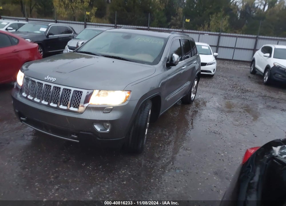 2013 JEEP GRAND CHEROKEE OVERLAND SUMMIT VIN: 1C4RJFCT0DC582229
