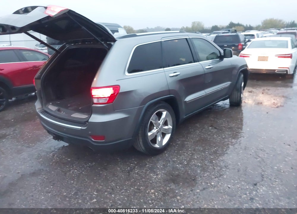 2013 JEEP GRAND CHEROKEE OVERLAND SUMMIT VIN: 1C4RJFCT0DC582229