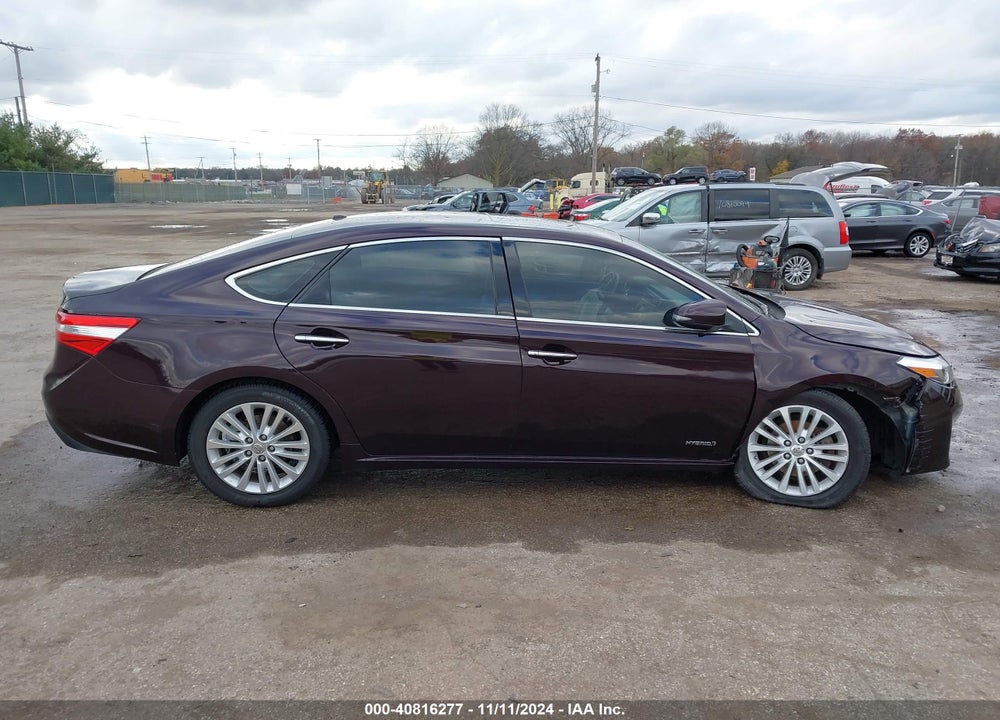 2013 TOYOTA AVALON HYBRID XLE TOURING VIN: 4T1BD1EB1DU009832