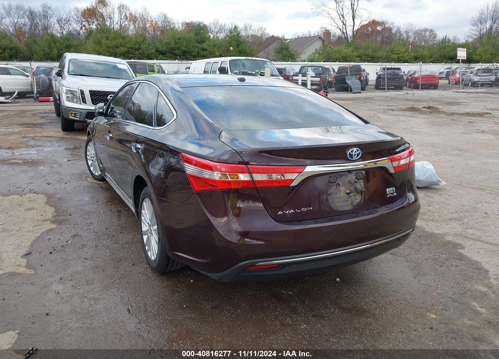 2013 TOYOTA AVALON HYBRID XLE TOURING VIN: 4T1BD1EB1DU009832