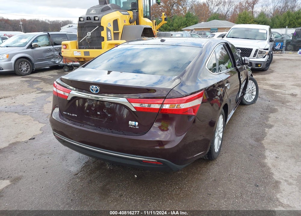 2013 TOYOTA AVALON HYBRID XLE TOURING VIN: 4T1BD1EB1DU009832