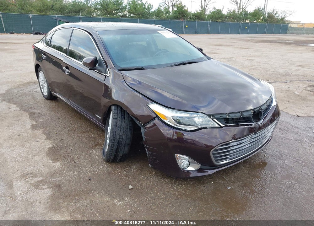 2013 TOYOTA AVALON HYBRID XLE TOURING VIN: 4T1BD1EB1DU009832