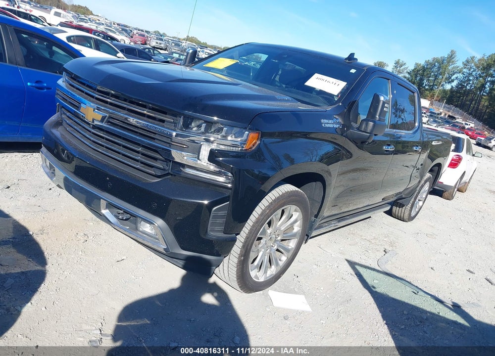 2021 CHEVROLET SILVERADO 1500 4WD STANDARD BED HIGH COUNTRY VIN: 3GCUYHET8MG215560