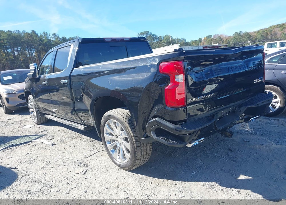 2021 CHEVROLET SILVERADO 1500 4WD STANDARD BED HIGH COUNTRY VIN: 3GCUYHET8MG215560