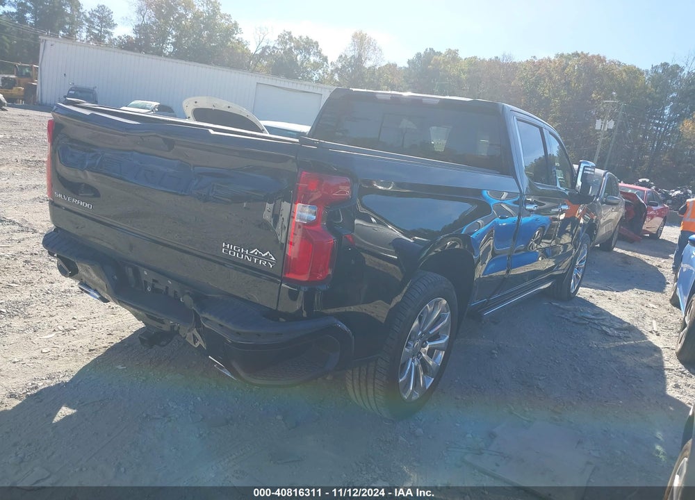 2021 CHEVROLET SILVERADO 1500 4WD STANDARD BED HIGH COUNTRY VIN: 3GCUYHET8MG215560