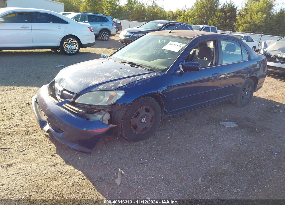2005 HONDA CIVIC HYBRID VIN: JHMES96675S006324