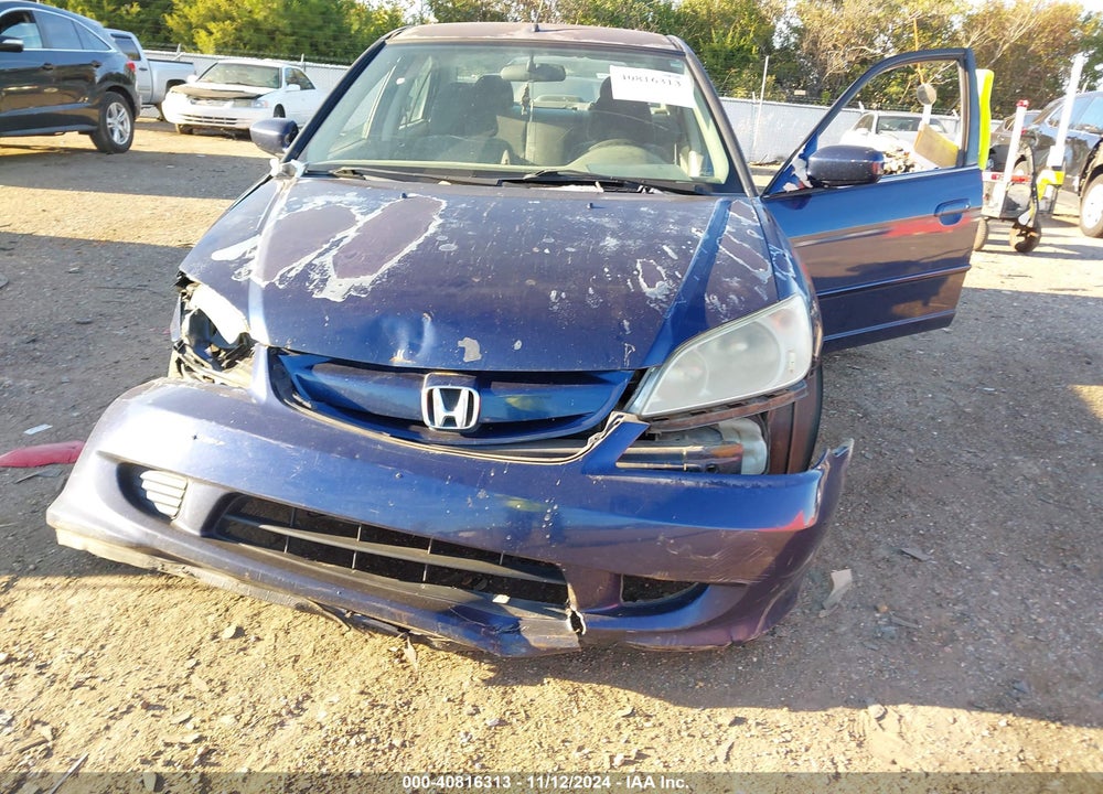 2005 HONDA CIVIC HYBRID VIN: JHMES96675S006324