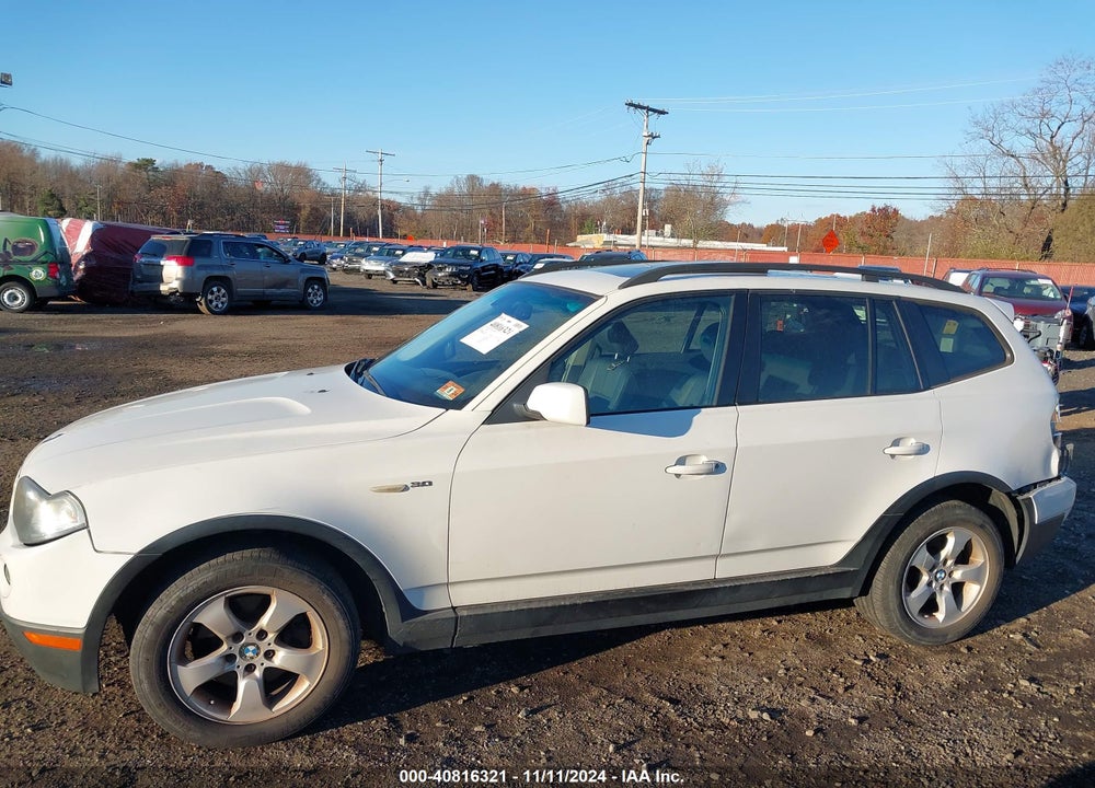 2007 BMW X3 3.0SI VIN: WBXPC93477WJ01197