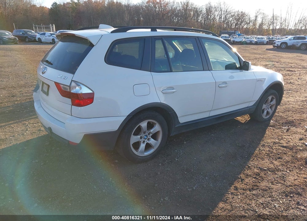 2007 BMW X3 3.0SI VIN: WBXPC93477WJ01197