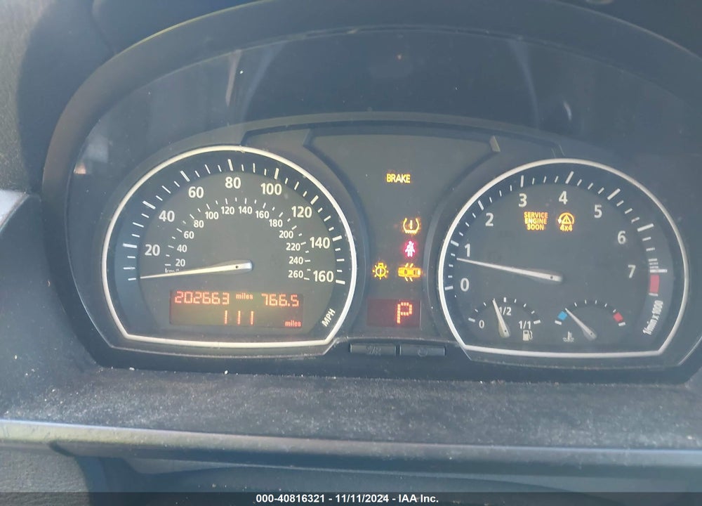 2007 BMW X3 3.0SI VIN: WBXPC93477WJ01197