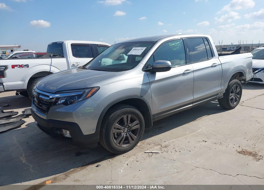 2020 HONDA RIDGELINE AWD SPORT VIN: 5FPYK3F17LB021889