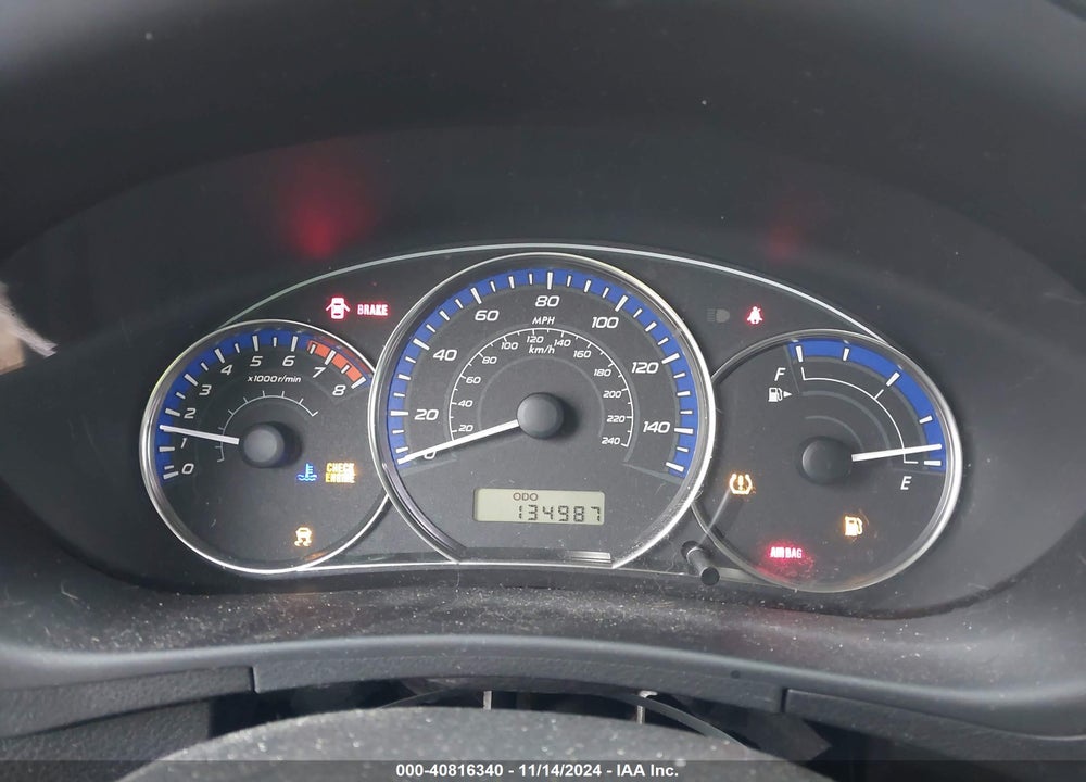 2012 SUBARU FORESTER 2.5X VIN: JF2SHBBC9CG447914
