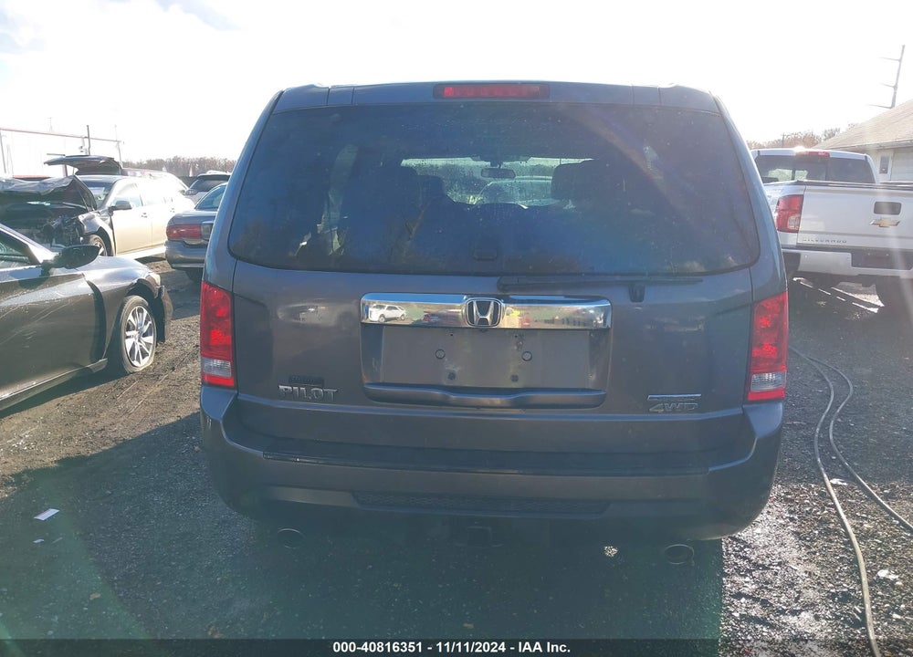 2015 HONDA PILOT SE VIN: 5FNYF4H34FB078444