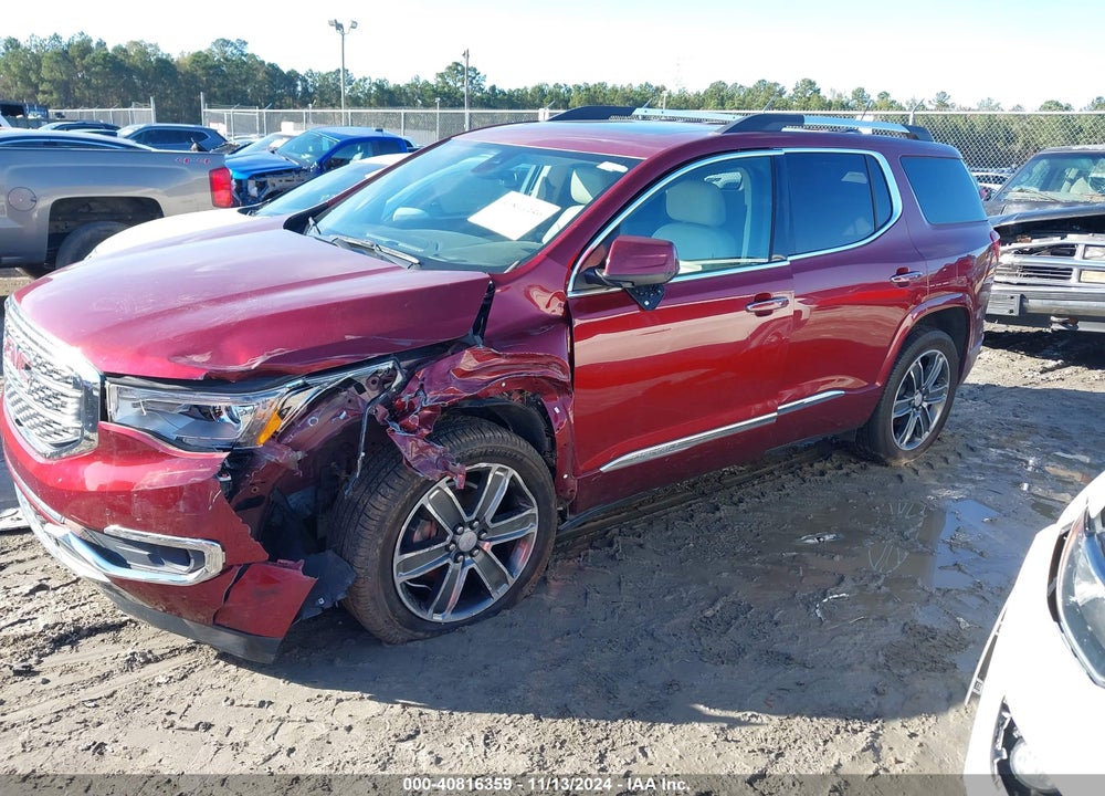 2018 GMC ACADIA DENALI VIN: 1GKKNPLS7JZ179865