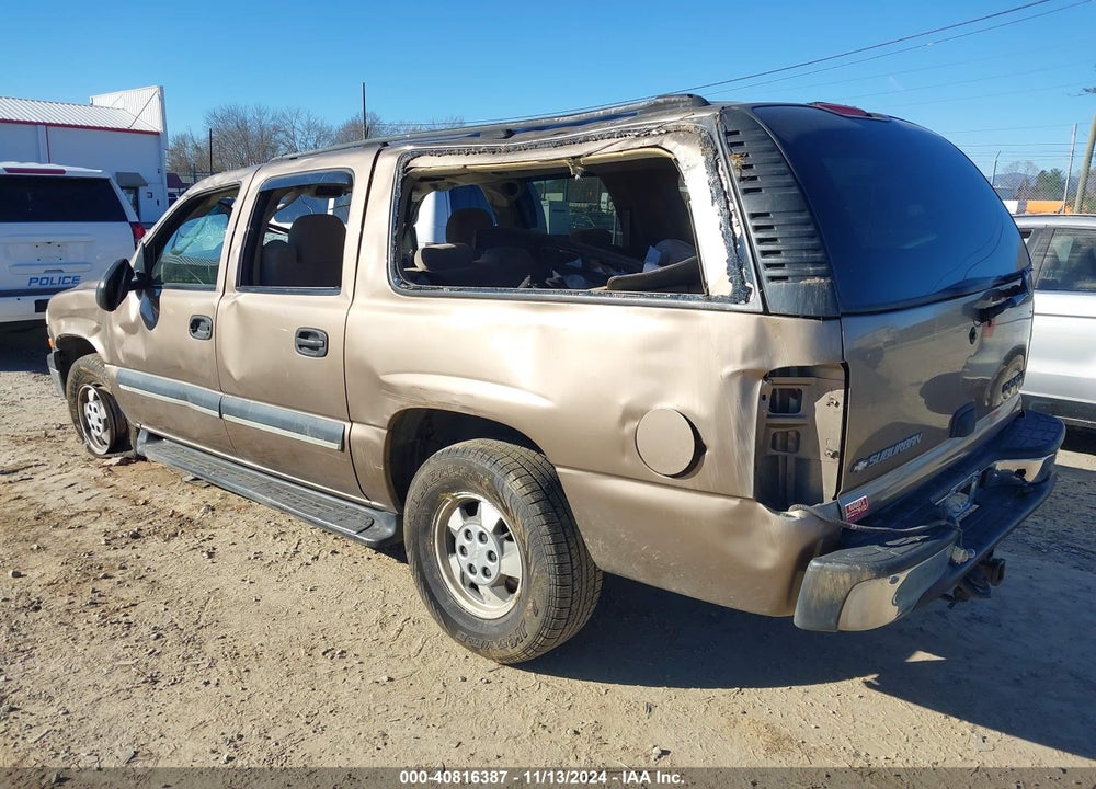 2003 CHEVROLET SUBURBAN 1500 LS VIN: 1GNEC16Z63R150243