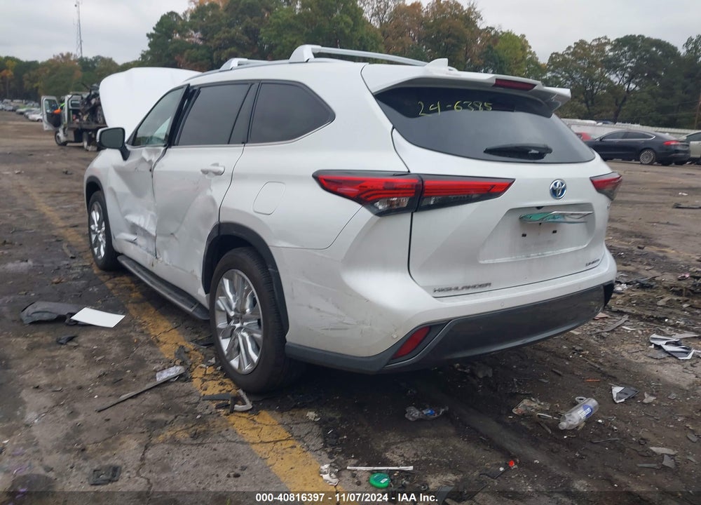 2022 TOYOTA HIGHLANDER HYBRID LIMITED VIN: 5TDYARAH9NS515074