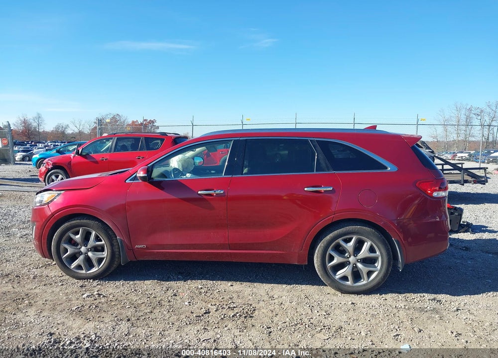2016 KIA SORENTO 3.3L SX VIN: 5XYPKDA50GG087090