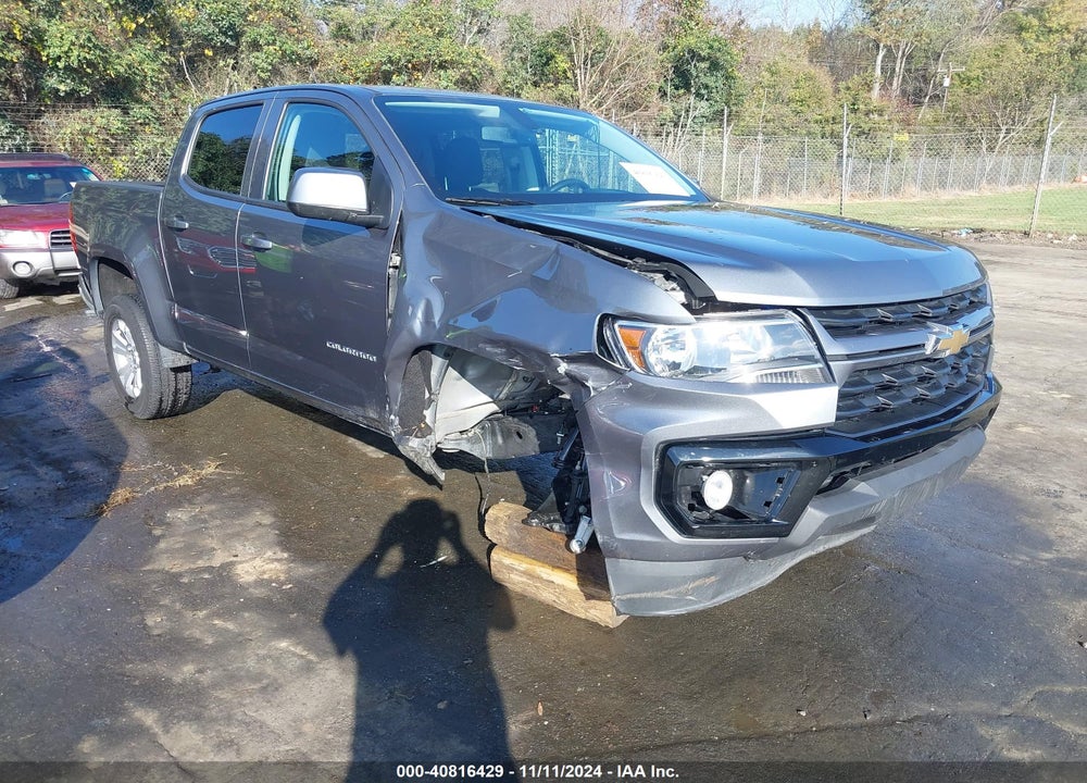 2022 CHEVROLET COLORADO 2WD SHORT BOX LT VIN: 1GCGSCEN2N1319528