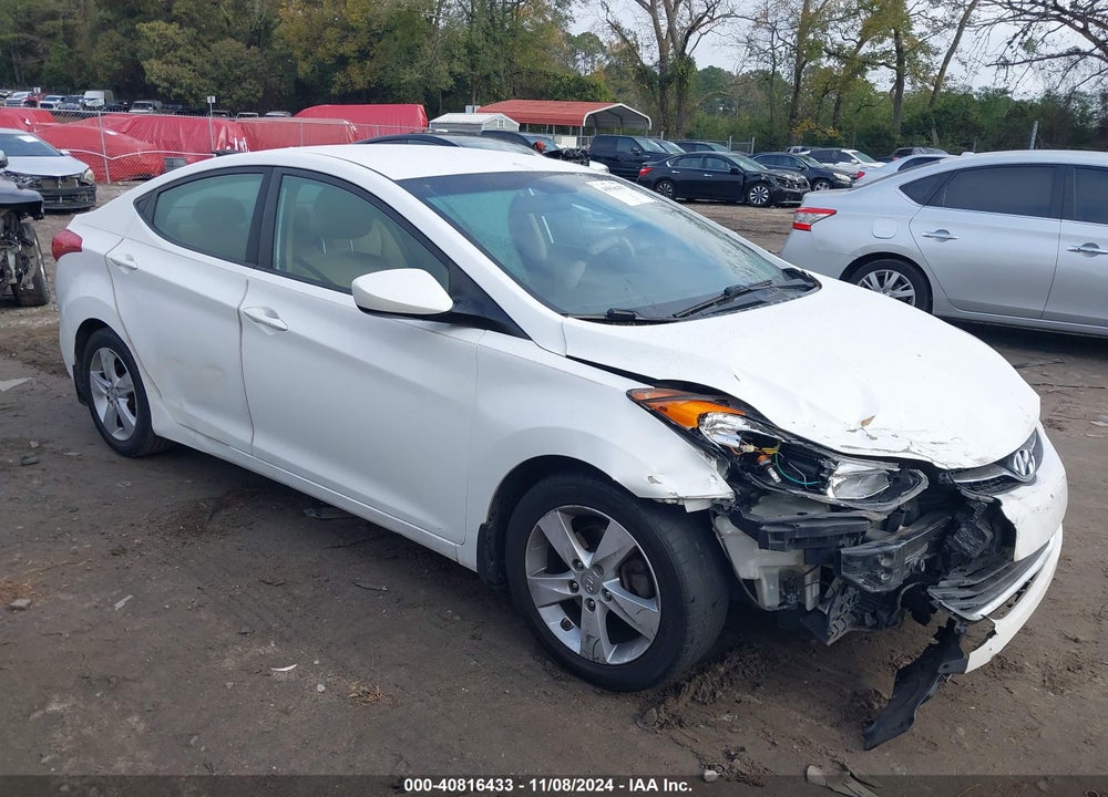 2013 HYUNDAI ELANTRA GLS VIN: 5NPDH4AE0DH400922