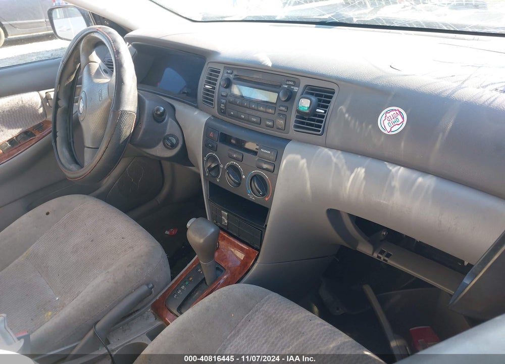 2006 TOYOTA COROLLA LE VIN: 2T1BR32E46C677219
