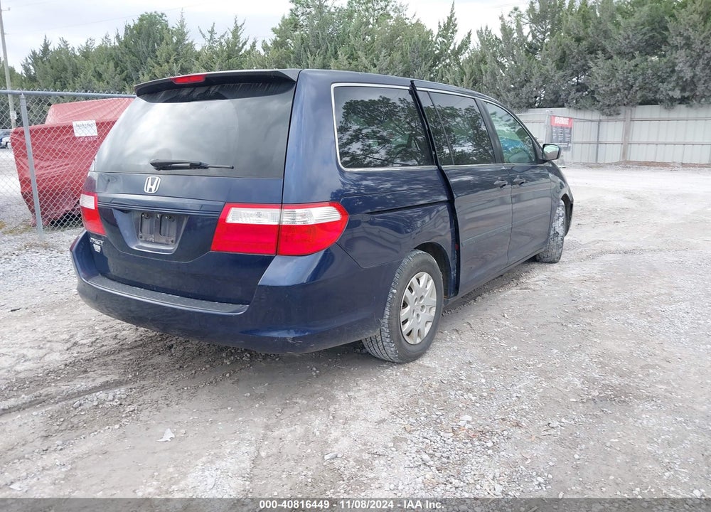 2007 HONDA ODYSSEY VIN: 5FNRL38227B018257