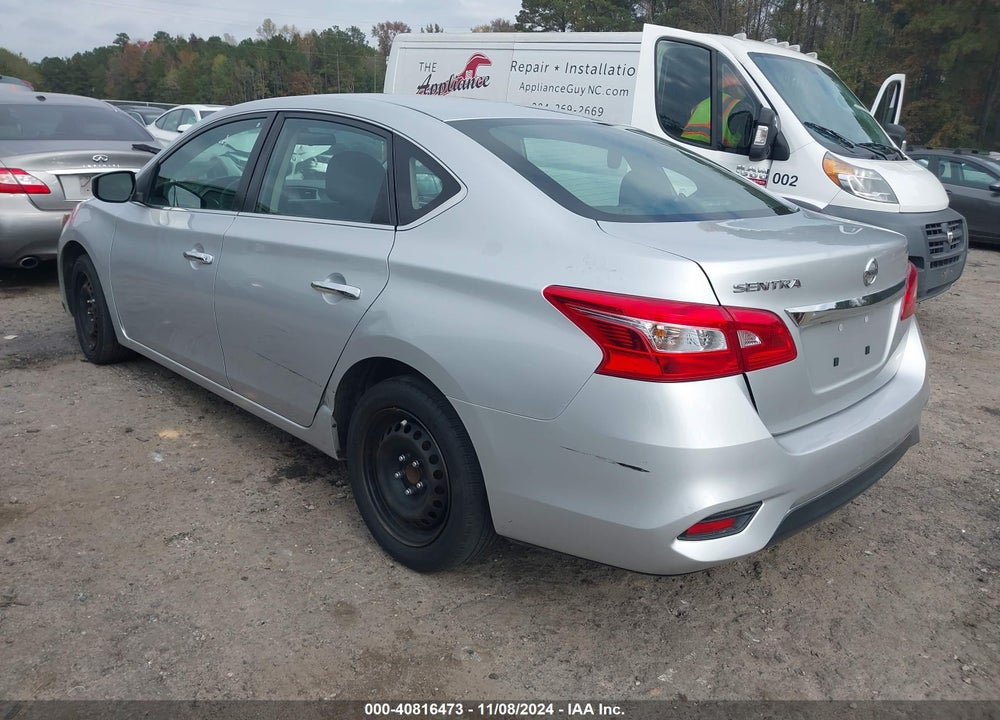 2018 NISSAN SENTRA S VIN: 3N1AB7AP6JY282674