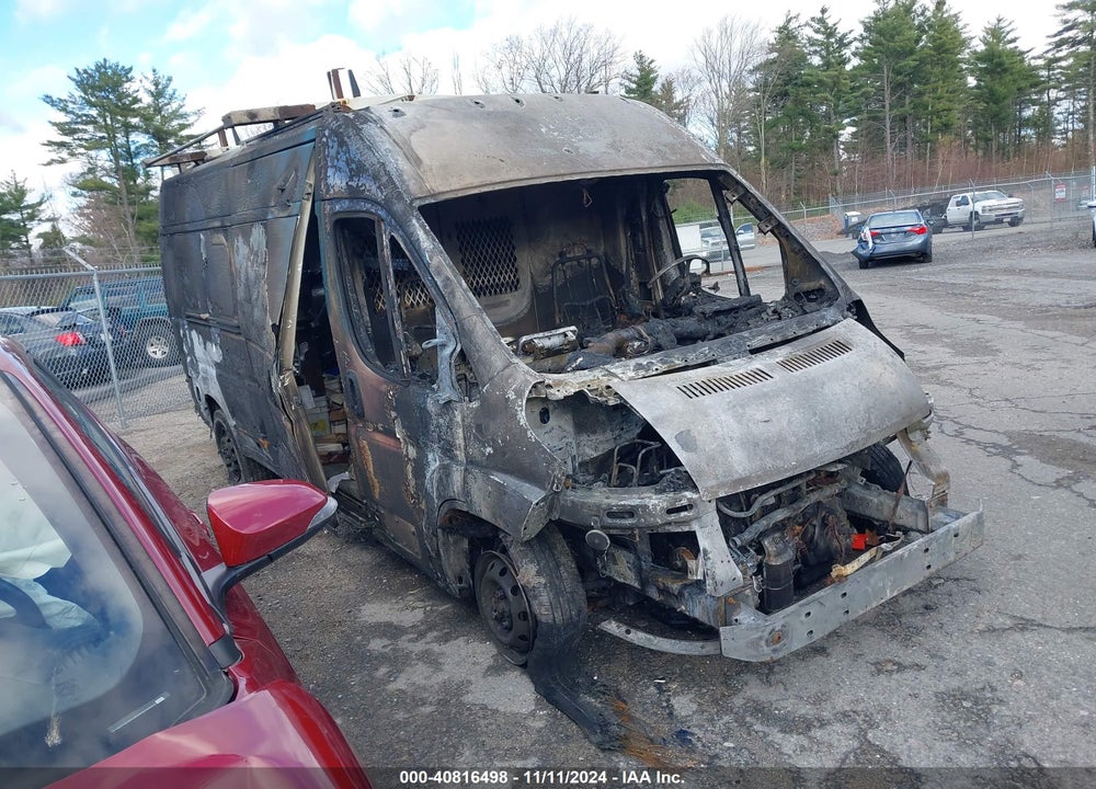2018 RAM PROMASTER 2500 HIGH ROOF 159 WB VIN: 3C6TRVDG4JE136347