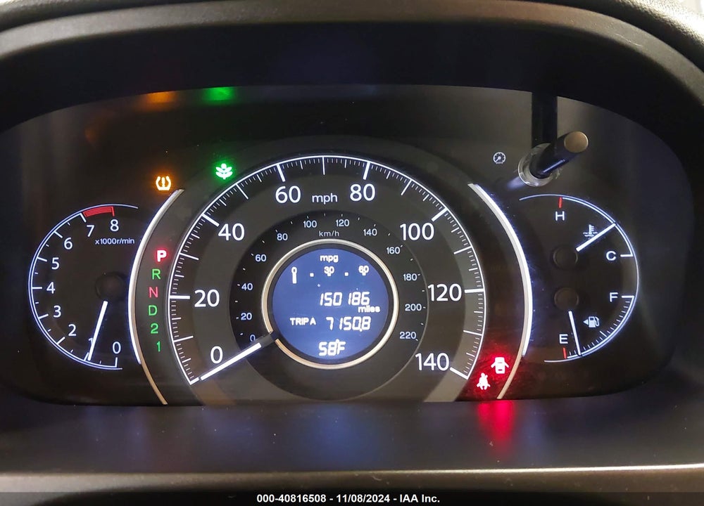 2014 HONDA CR-V EX-L VIN: 2HKRM4H79EH608789