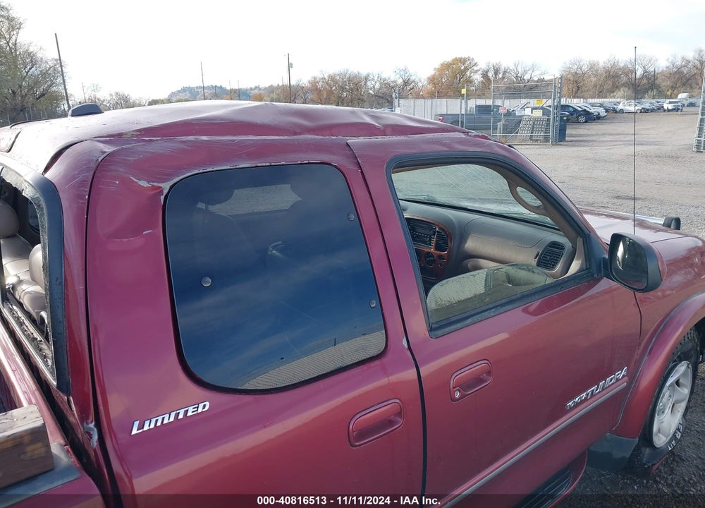 2002 TOYOTA TUNDRA LTD V8 VIN: 5TBBT481X2S284993