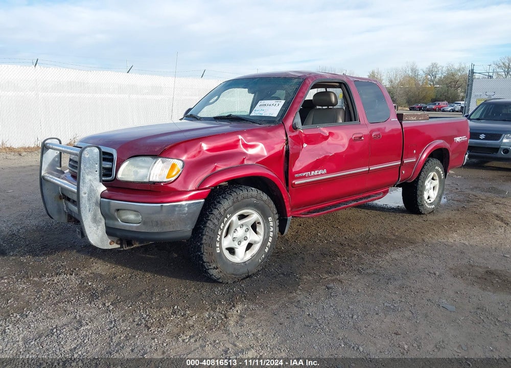 2002 TOYOTA TUNDRA LTD V8 VIN: 5TBBT481X2S284993