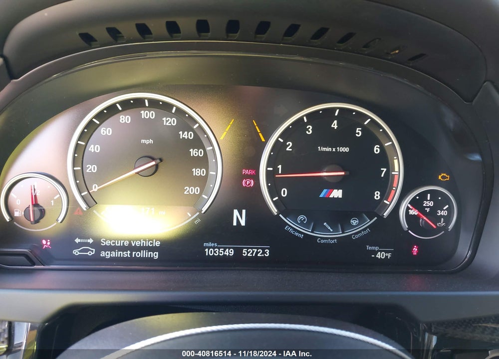 2017 BMW X5 M VIN: 5YMKT6C38H0U39135