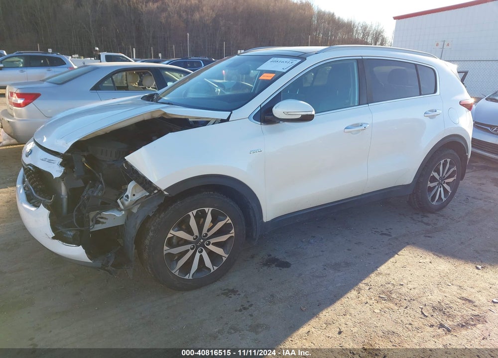 2017 KIA SPORTAGE EX VIN: KNDPNCACXH7287182