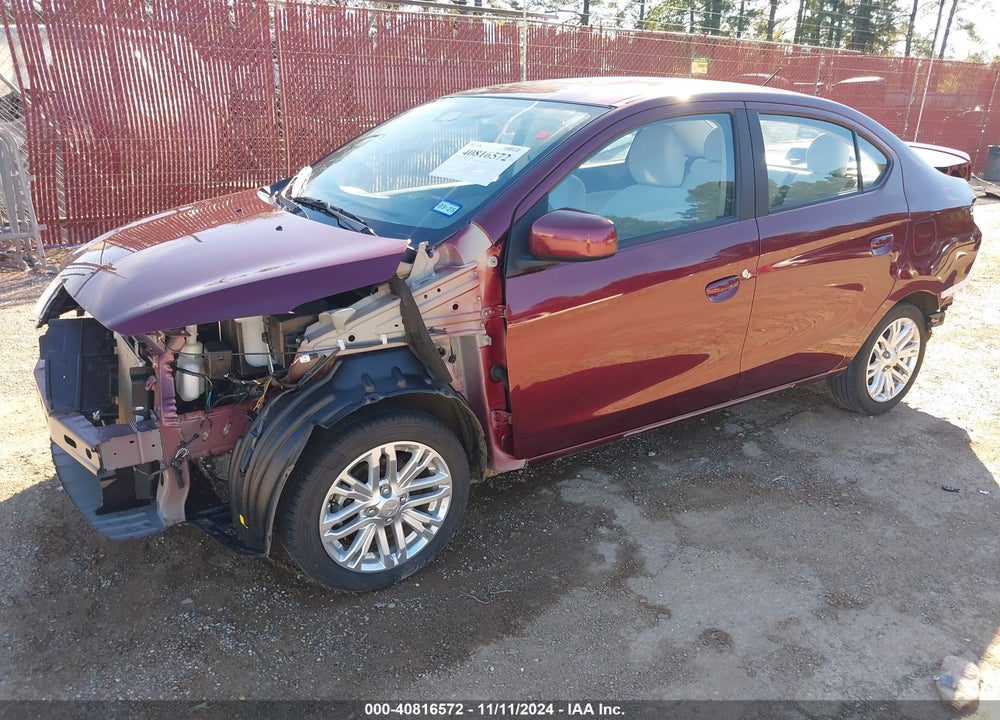 2021 MITSUBISHI MIRAGE G4 CARBONITE EDITION/ES/LE VIN: ML32FUFJ0MHF05435
