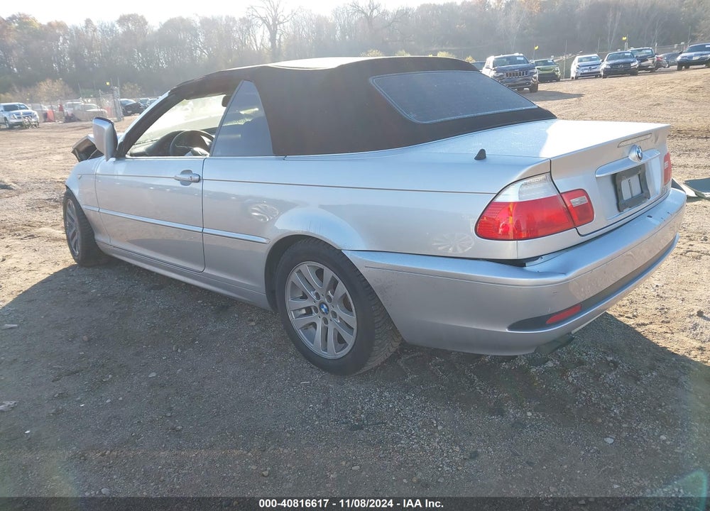2006 BMW 325CI VIN: WBABW33426PX86534