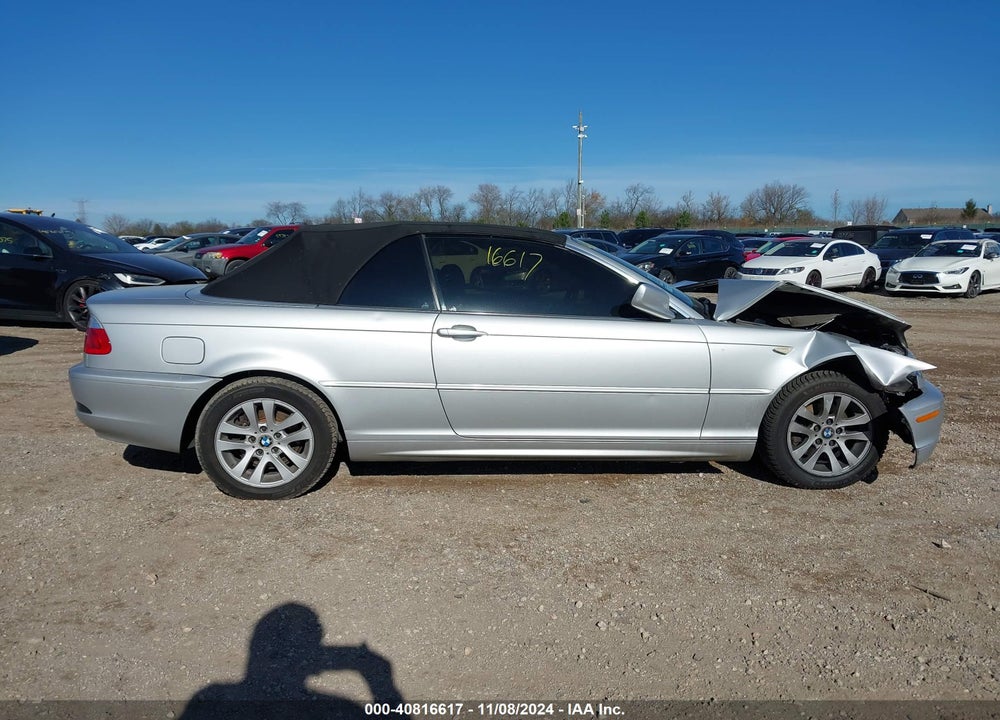 2006 BMW 325CI VIN: WBABW33426PX86534