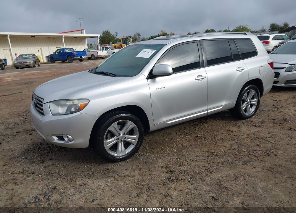 2010 TOYOTA HIGHLANDER SPORT VIN: 5TDEK3EH9AS006183