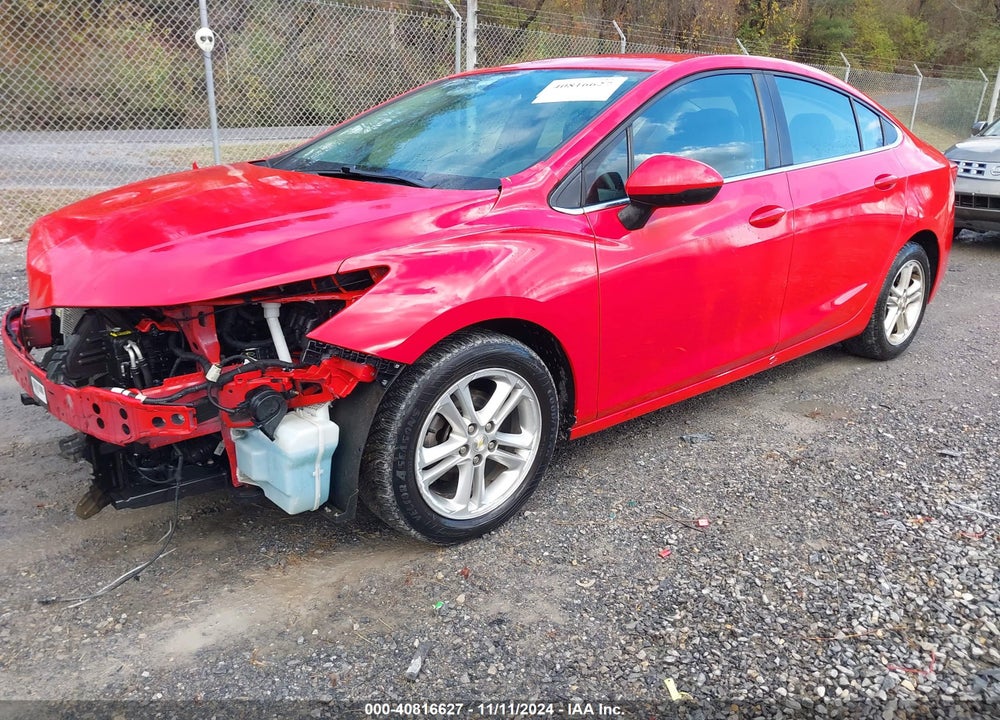 2016 CHEVROLET CRUZE LT AUTO VIN: 1G1BE5SMXG7306978