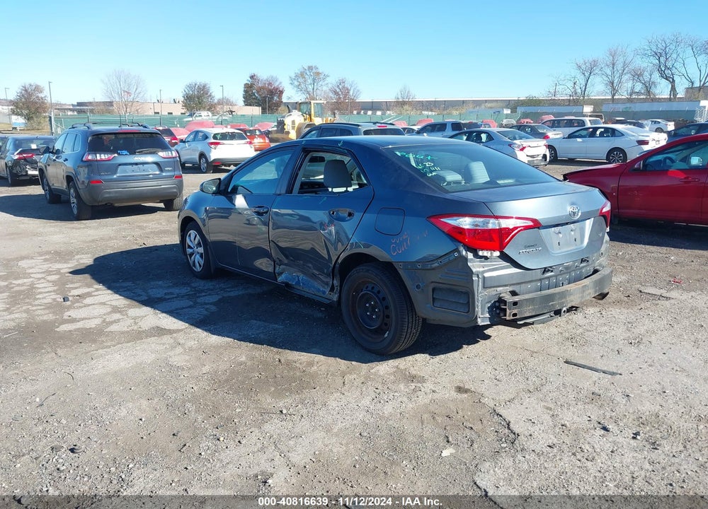 2015 TOYOTA COROLLA LE VIN: 2T1BURHE0FC256400