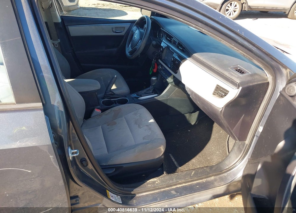 2015 TOYOTA COROLLA LE VIN: 2T1BURHE0FC256400