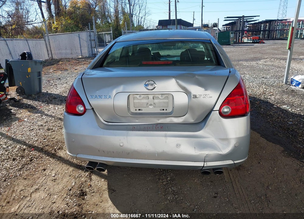 2007 NISSAN MAXIMA 3.5 SL VIN: 1N4BA41E67C828463