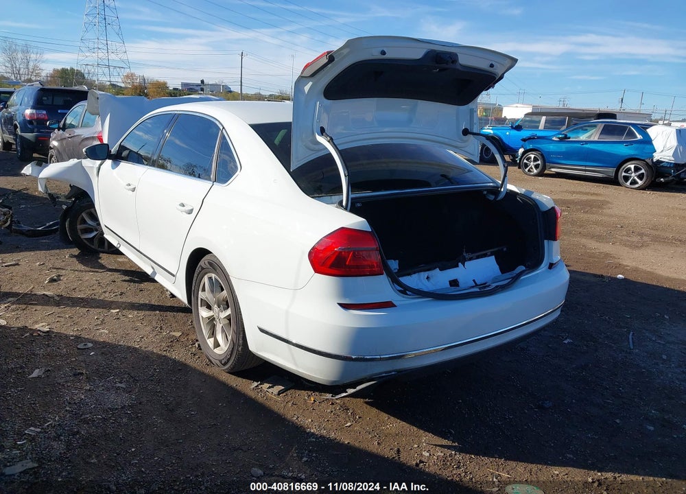 2016 VOLKSWAGEN PASSAT 1.8T S VIN: 1VWAS7A33GC049845
