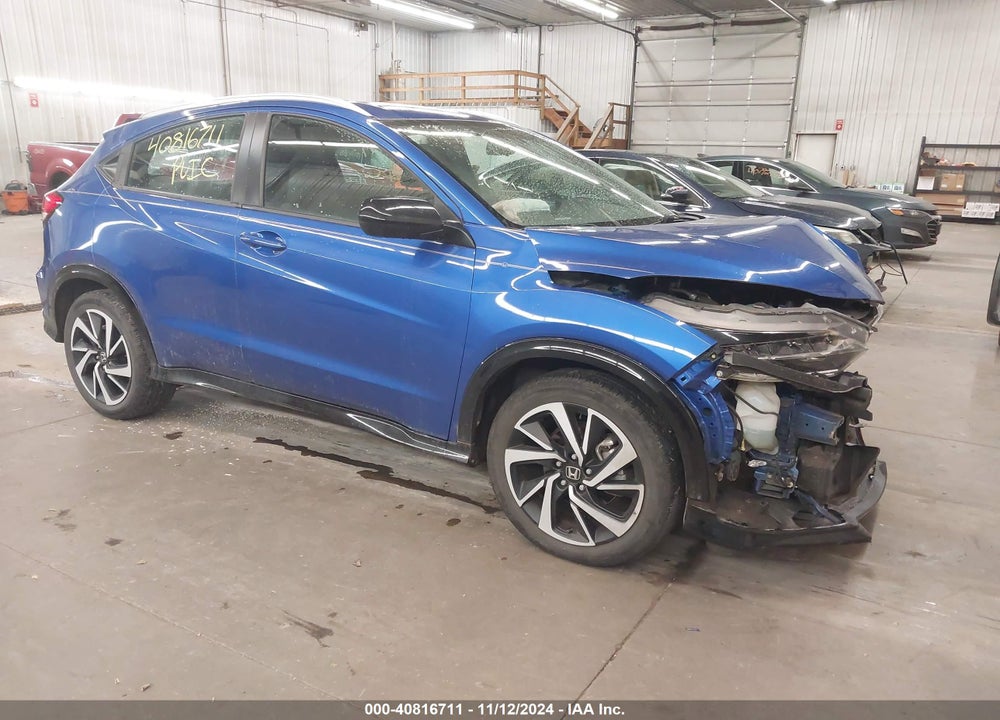 2019 HONDA HR-V SPORT VIN: 3CZRU6H10KG719642