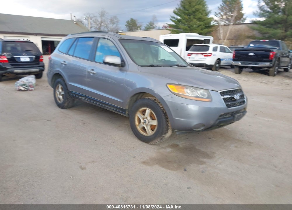 2007 HYUNDAI SANTA FE GLS VIN: 5NMSG73DX7H101438