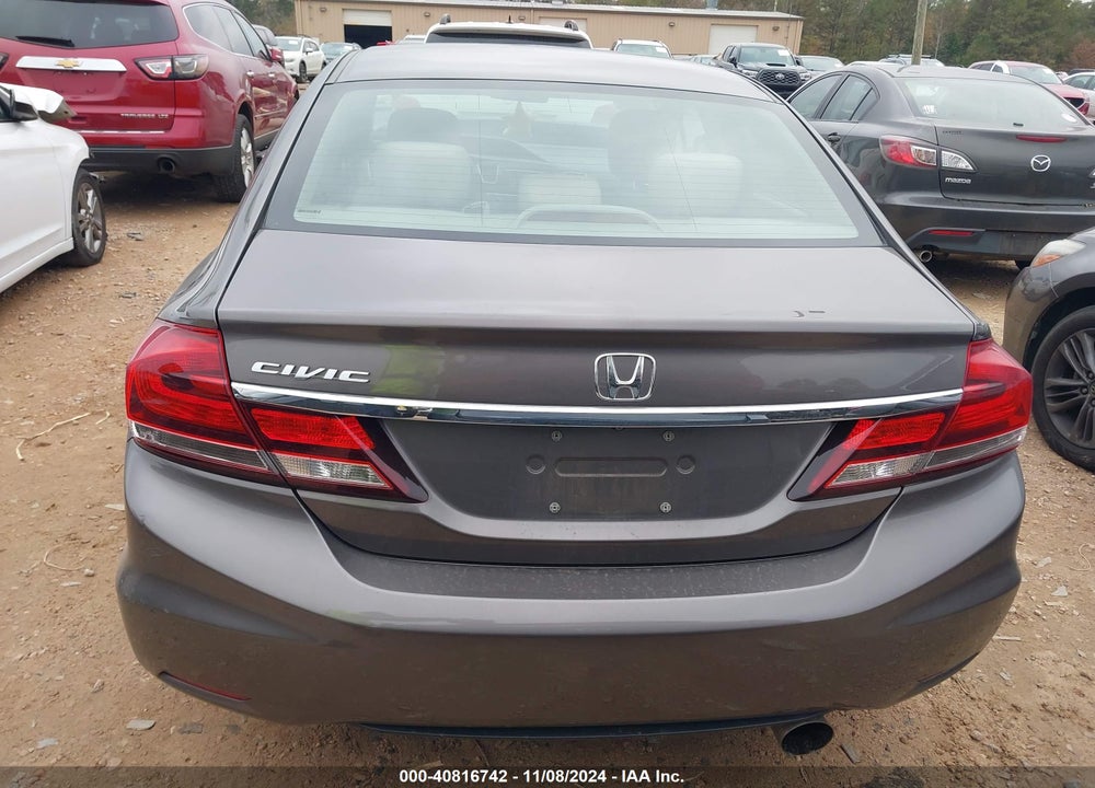 2013 HONDA CIVIC LX VIN: 19XFB2F51DE240819
